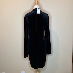 🚨 NWT, H&M dress, long sleeve, velvety feel, size L, stretchy material